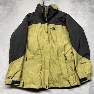 The North Face HyVent Triclimate 3 In 1 Jacket Mens Medium Black Green Snowboard